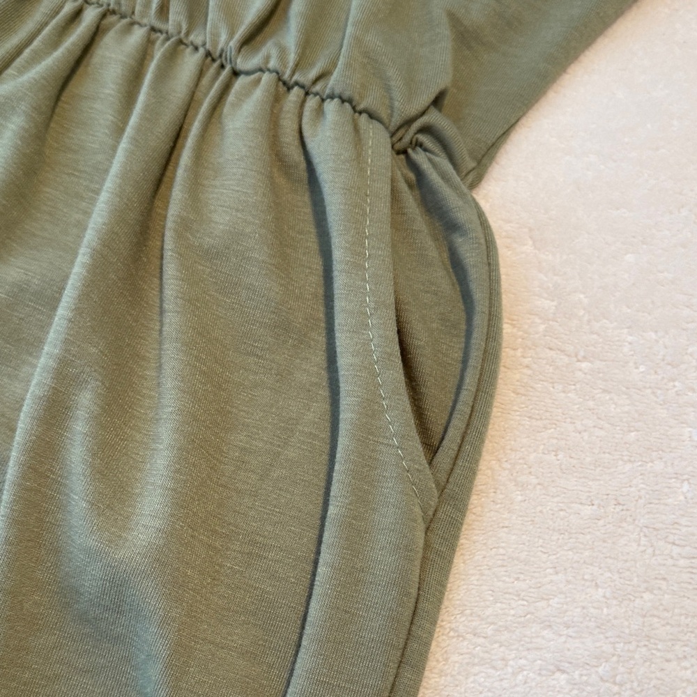 Olive Green Jumpsuit - Picture 6 of 11